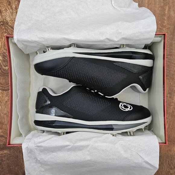 Athalonz G-Force Baseball Cleats Mens Black 12.5 Shoes With Metal Cleats NIB - Picture 8 of 11